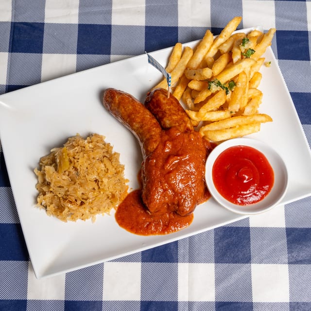 Currywurst Sausage.