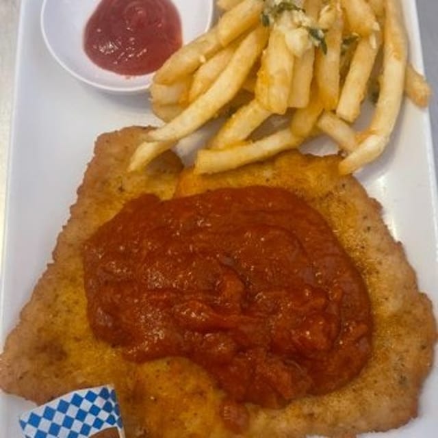 Curry Schnitzel.