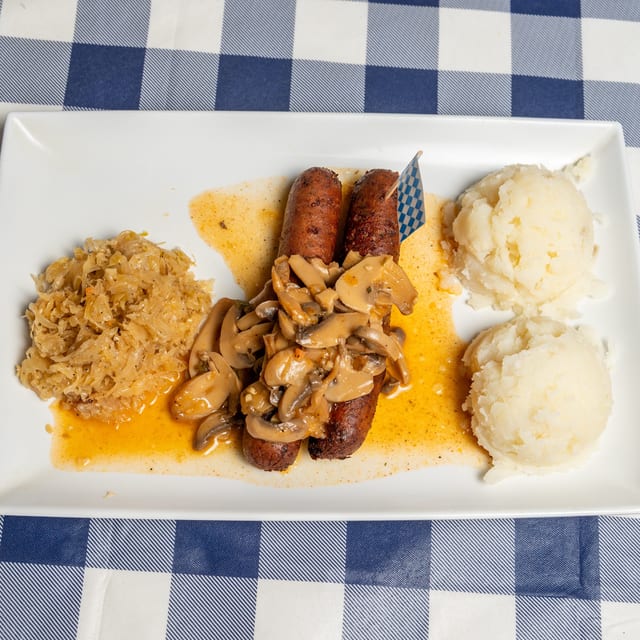 Vegan Mushroom Sausage.